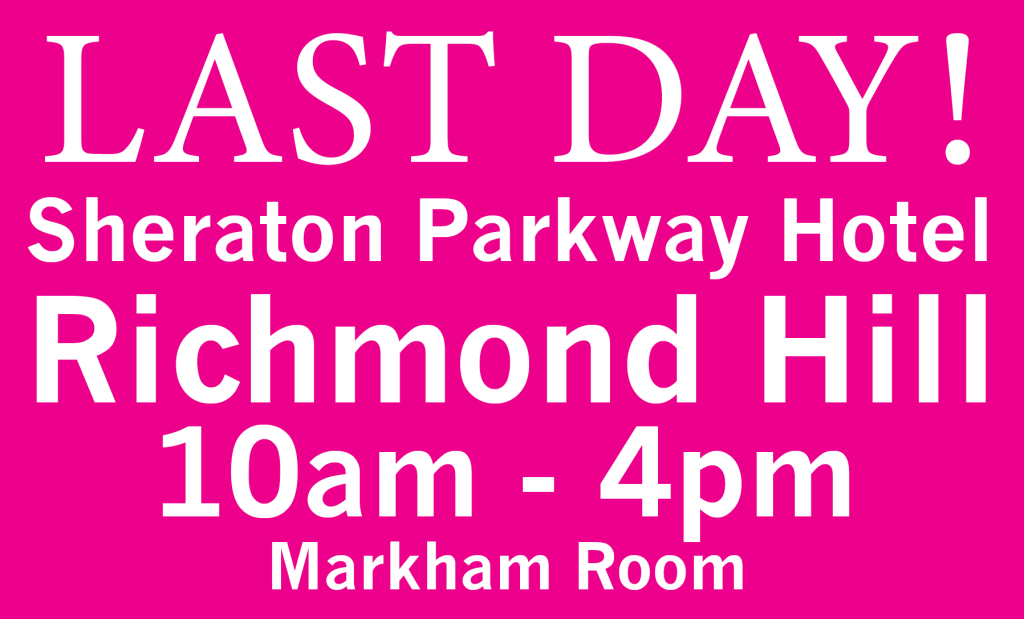 Sample sales Richmond Hill
Fashion sales