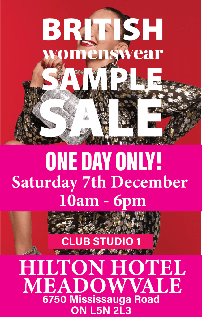 Holiday sales
Sample sales
